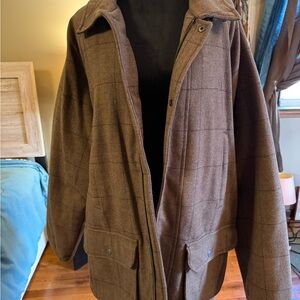 Chaps Brown Military Field Jacket